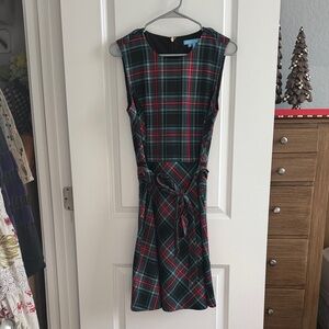 Plaid Sleeveless Dress